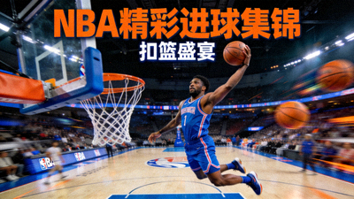 NBA精彩进球集锦视频封面 - 球员扣篮瞬间